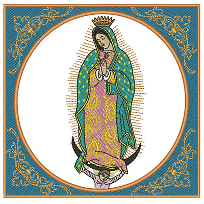 Matriz de matriz Matriz De Bordado Conjunto De  Alfaias Guadalupe  71